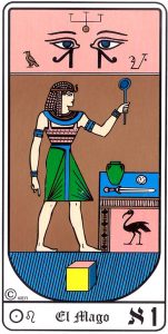 Significado de El Mago tarot Egipcio